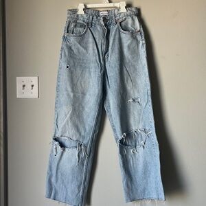 Zara Light Blue Denim Jeans